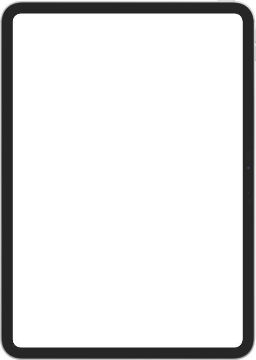 Tablet device frame
